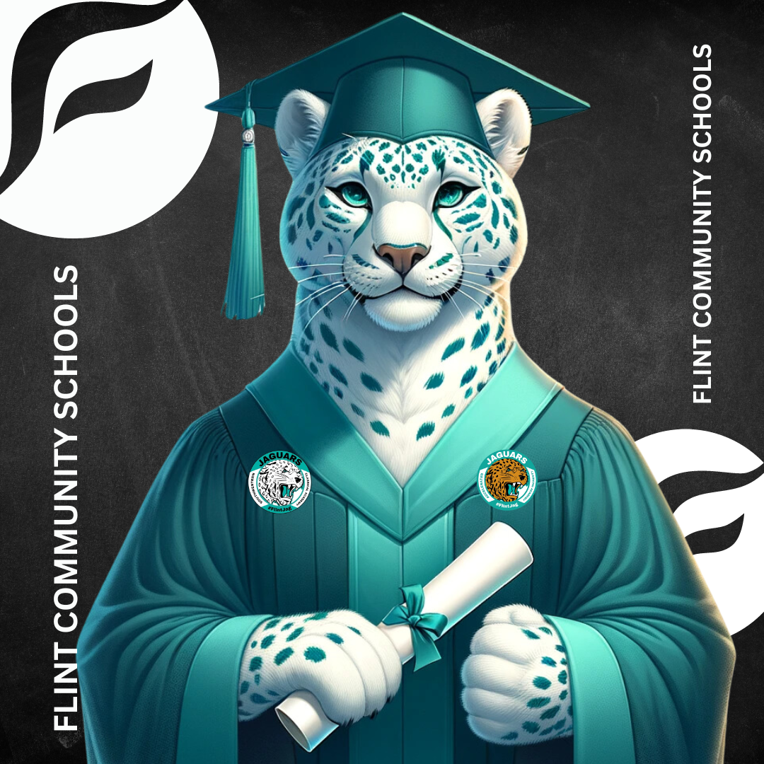 Flint Community Schools Male Jaguar Graduate