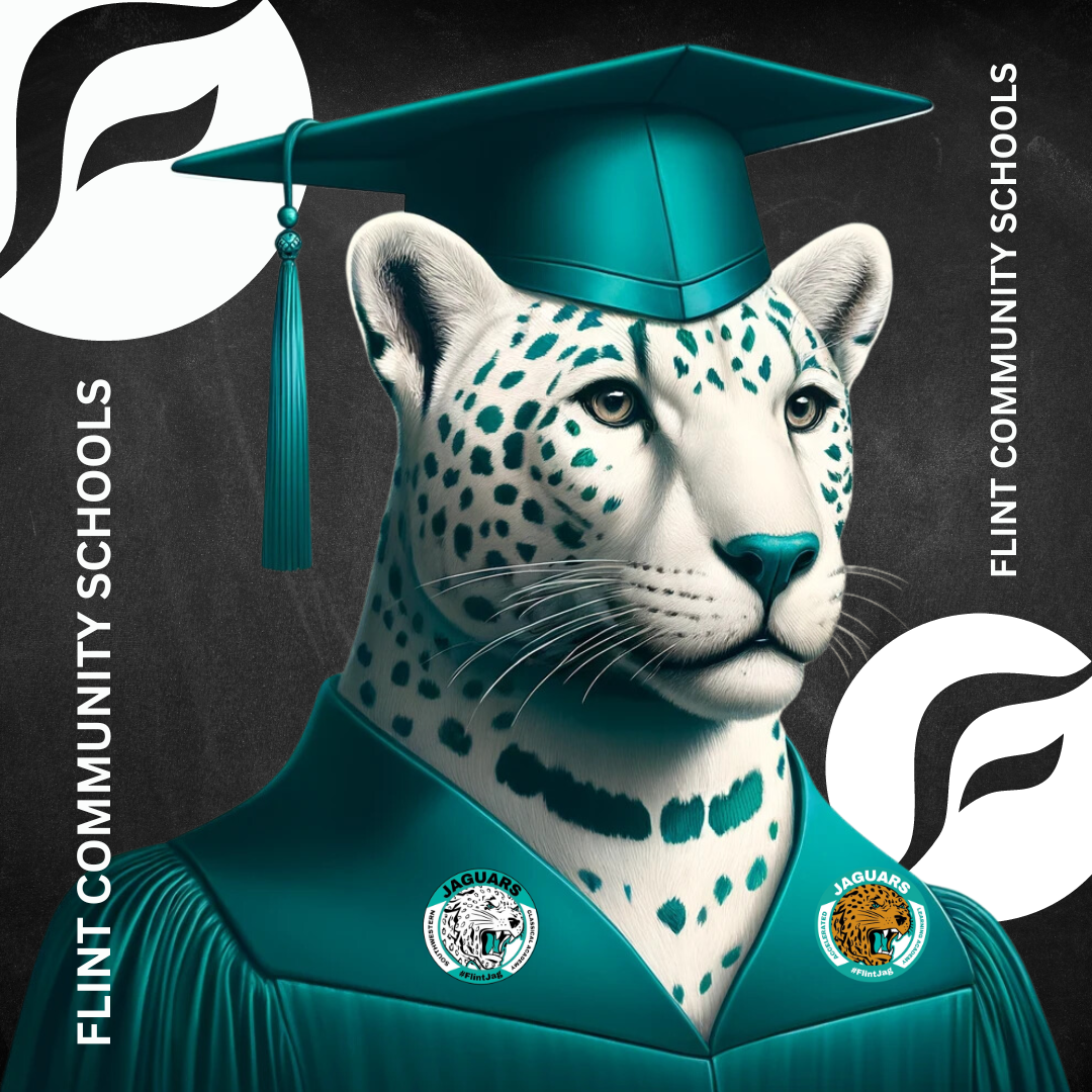 Flint Community Schools Female Jaguar Graduate