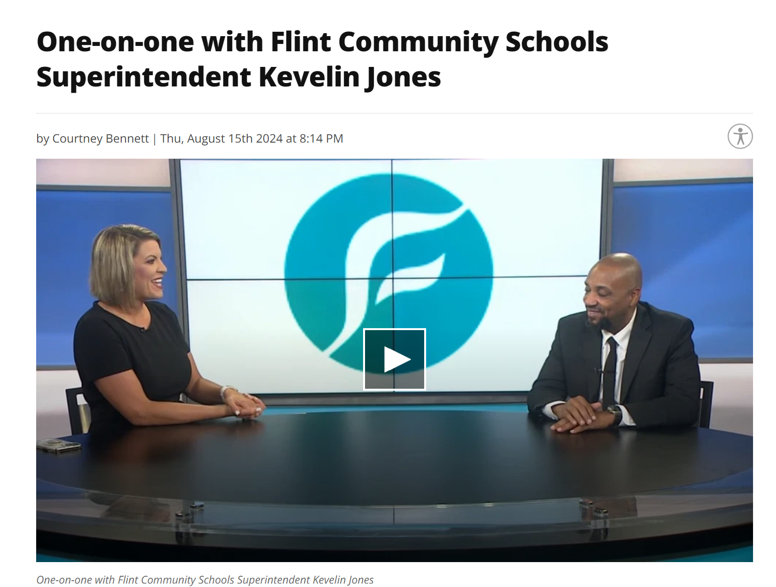 One-on-one with Flint Community Schools Superintendent Kevelin Jones