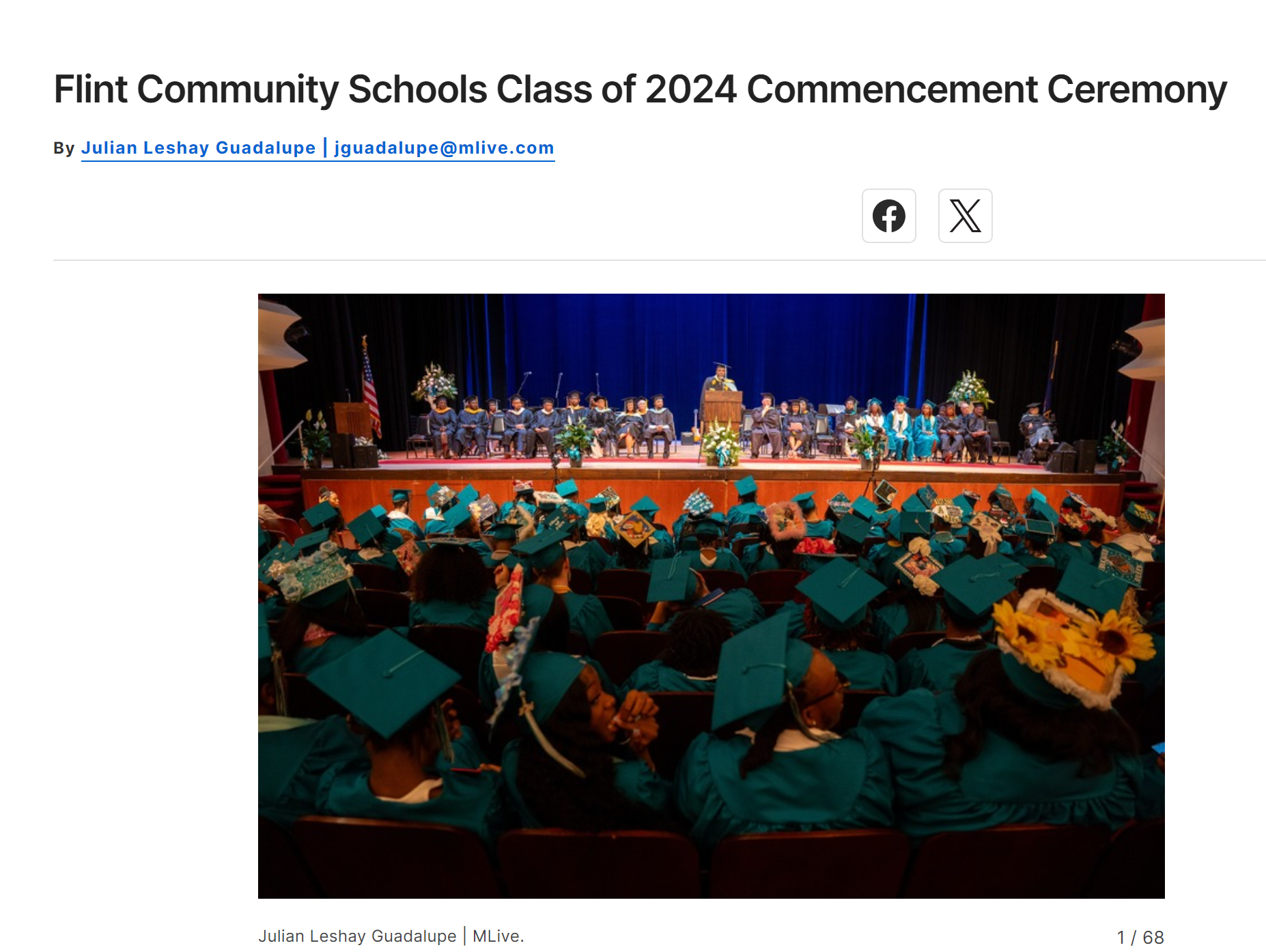 Flint Community Schools Class of 2024 Commencement Ceremony