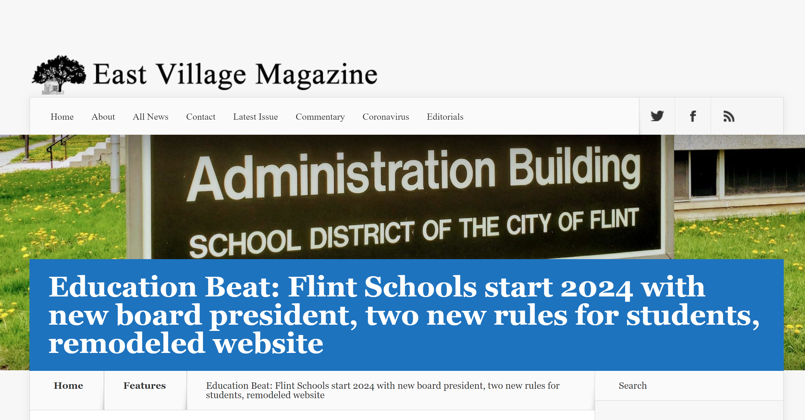 Education Beat: Flint Schools start 2024 with new board president, two new rules for students, remodeled website