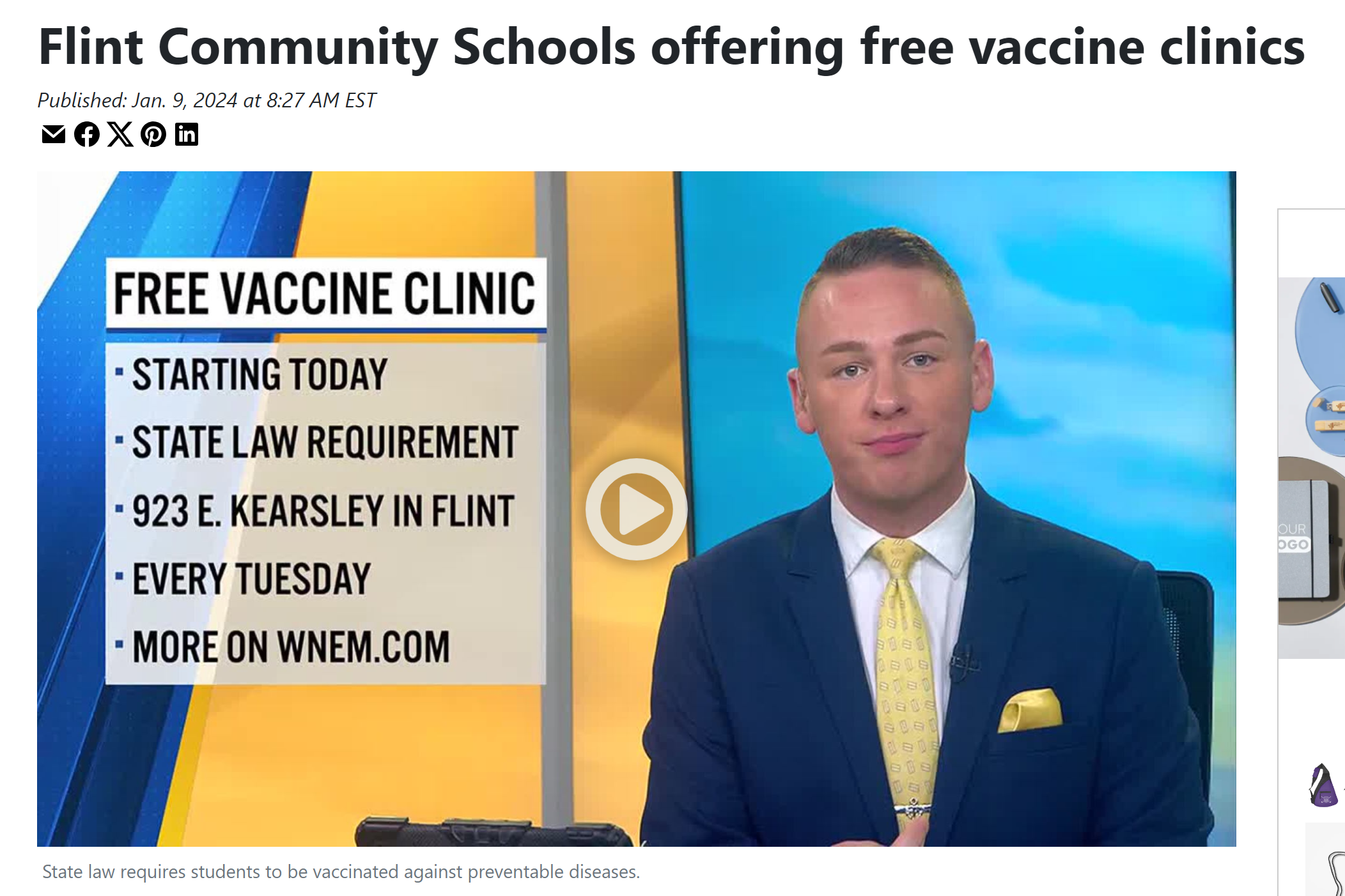 Flint Community Schools offering free vaccine clinics