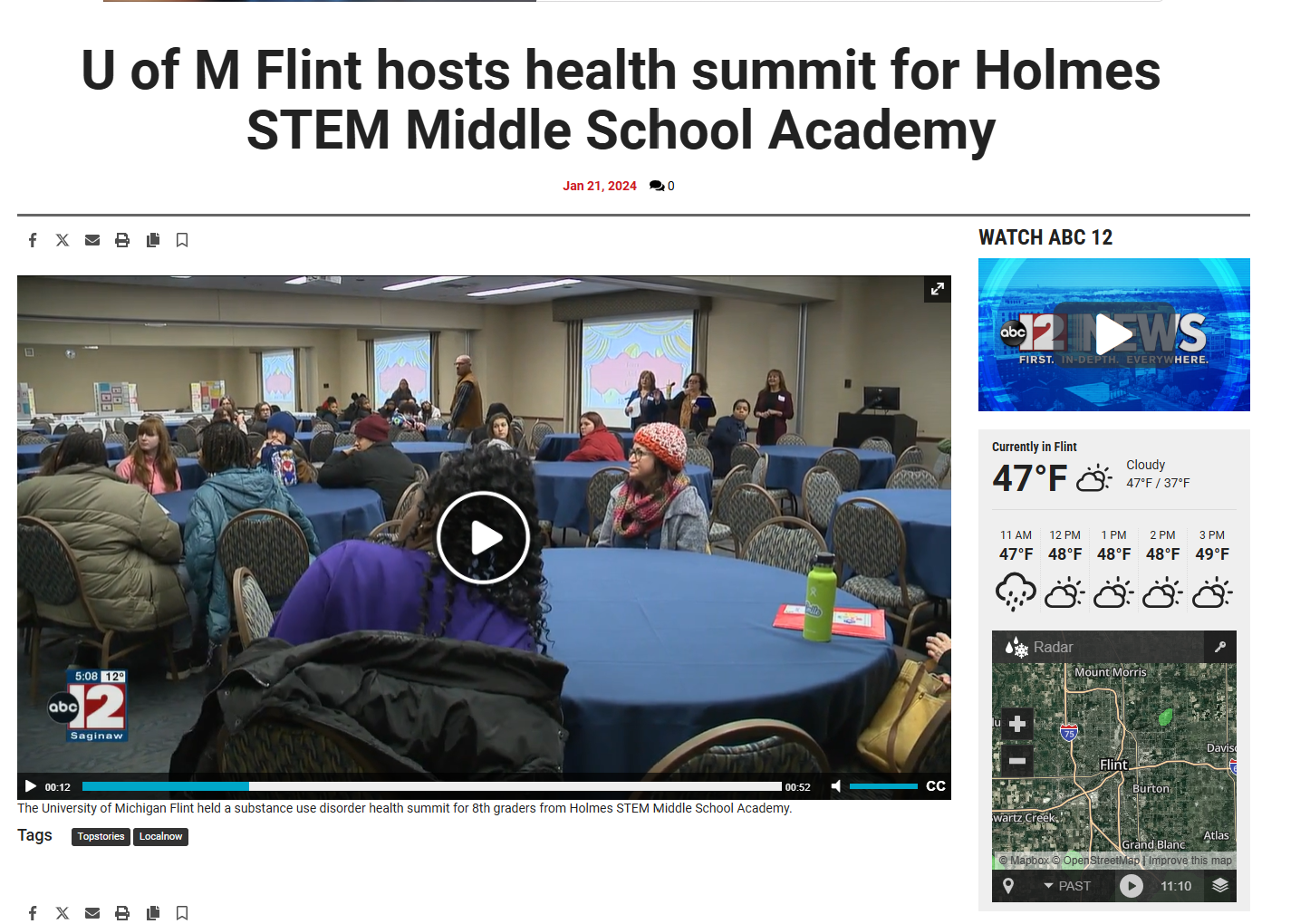 https://www.abc12.com/video/u-of-m-flint-hosts-health-summit-for-holmes-stem-middle-school-academy/video_af327b21-0d11-5d13-853b-02bd44ecf539.html