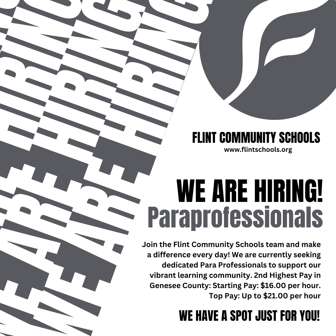 We're Hiring! Flint Community Schools