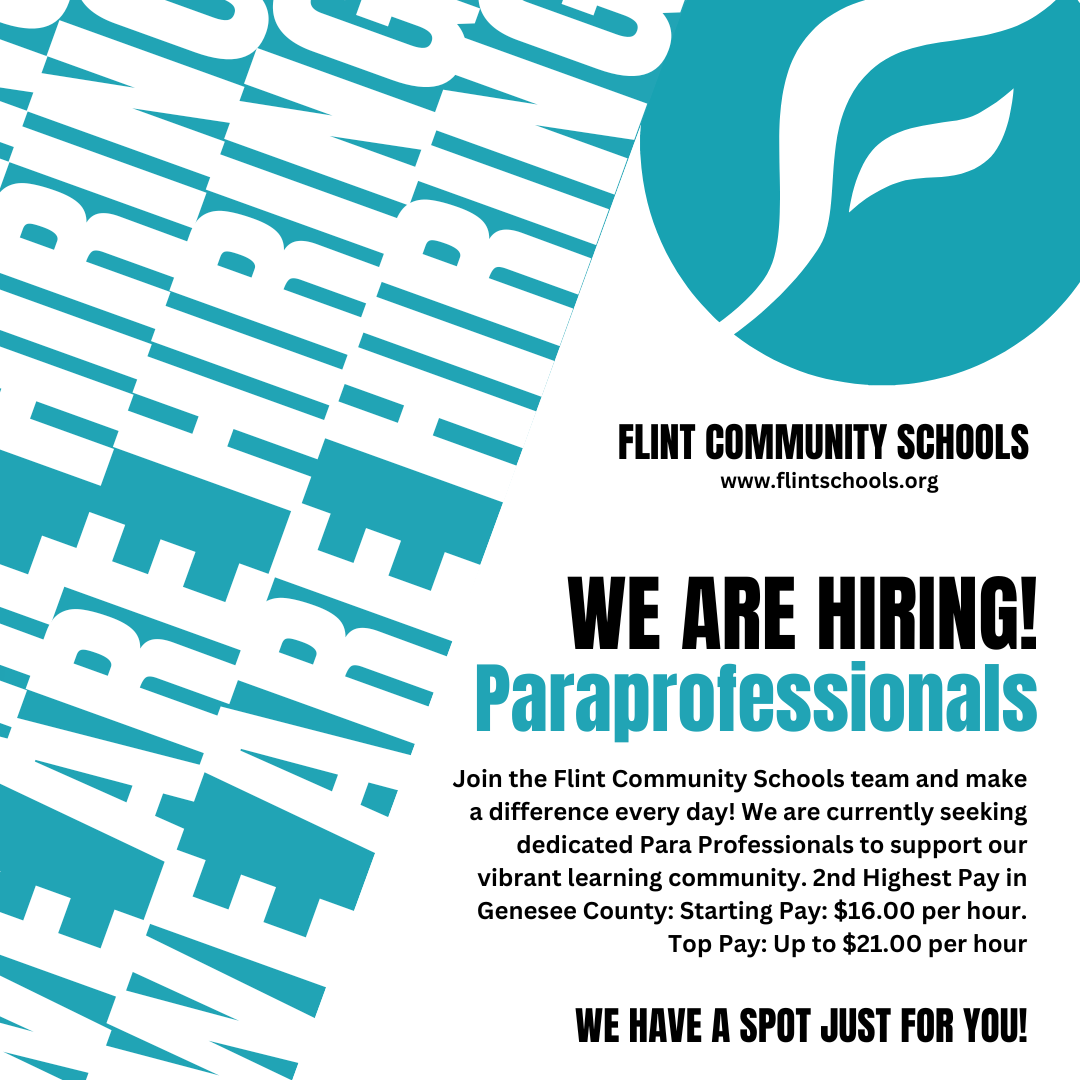 We're Hiring! Flint Community Schools