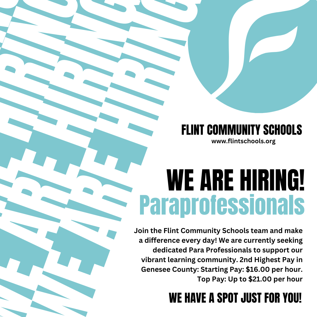 We're Hiring! Flint Community Schools