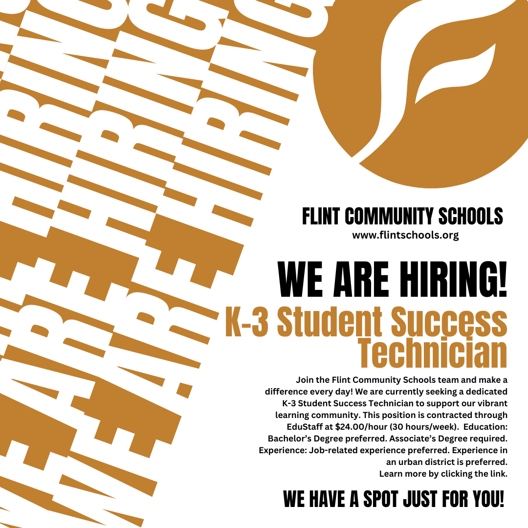 We're Hiring! Flint Community Schools