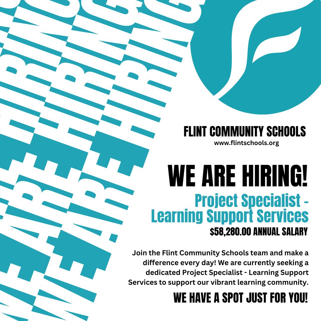 We're Hiring! Flint Community Schools