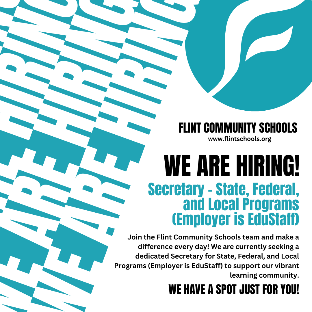 We're Hiring! Flint Community Schools