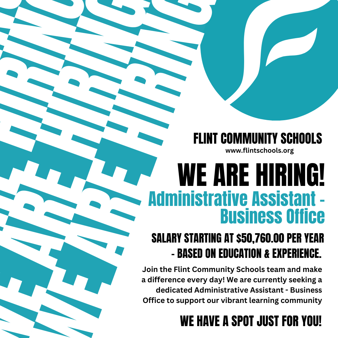 We're Hiring! Flint Community Schools