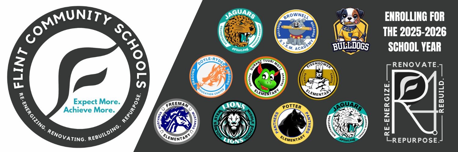 Flint Community Schools Student Services and Centralized Enrollment Banner