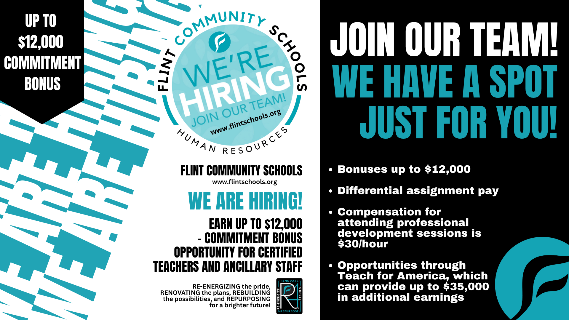 We're Hiring! Flint Community Schools