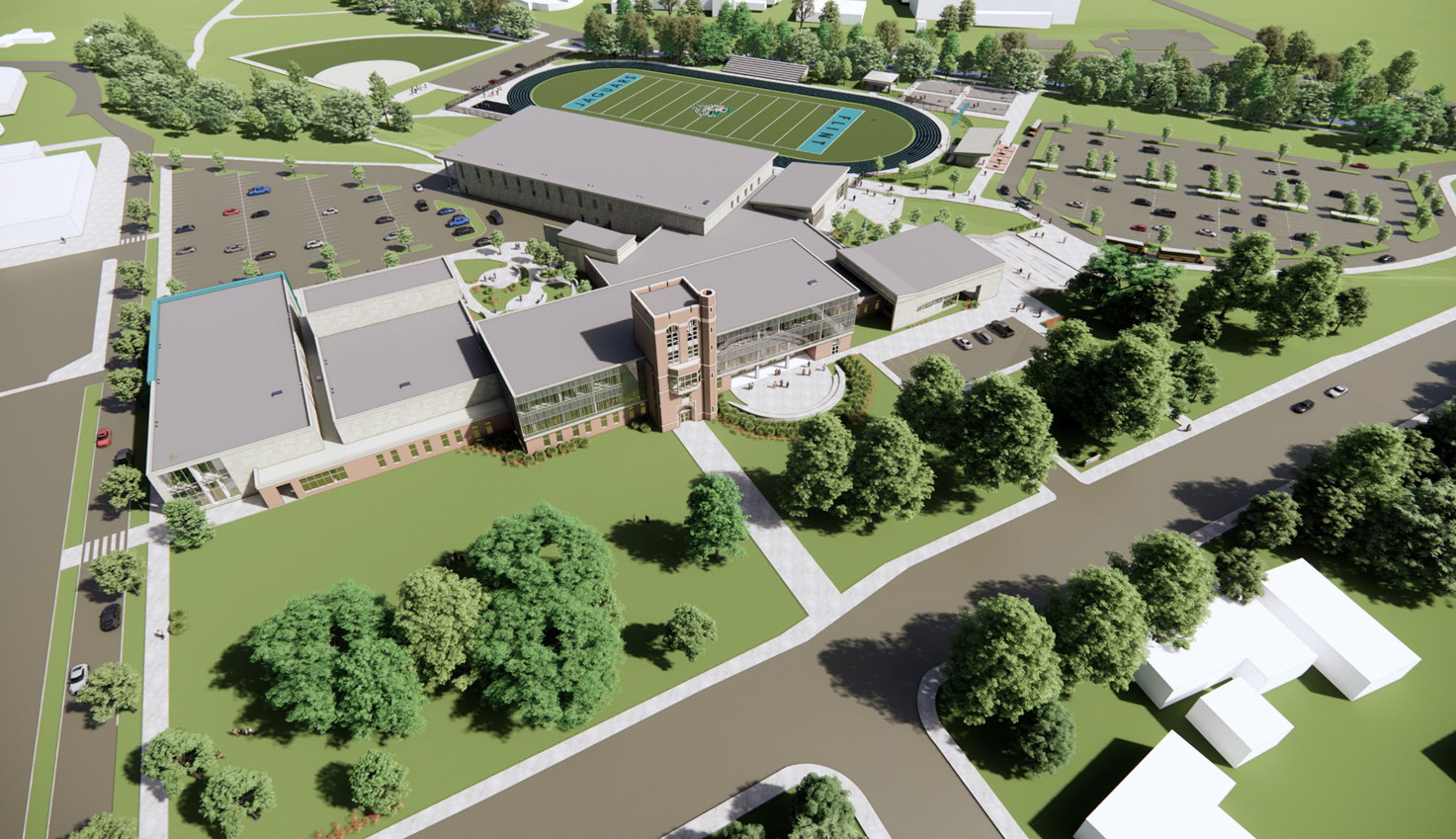 New Flint High School Rendering