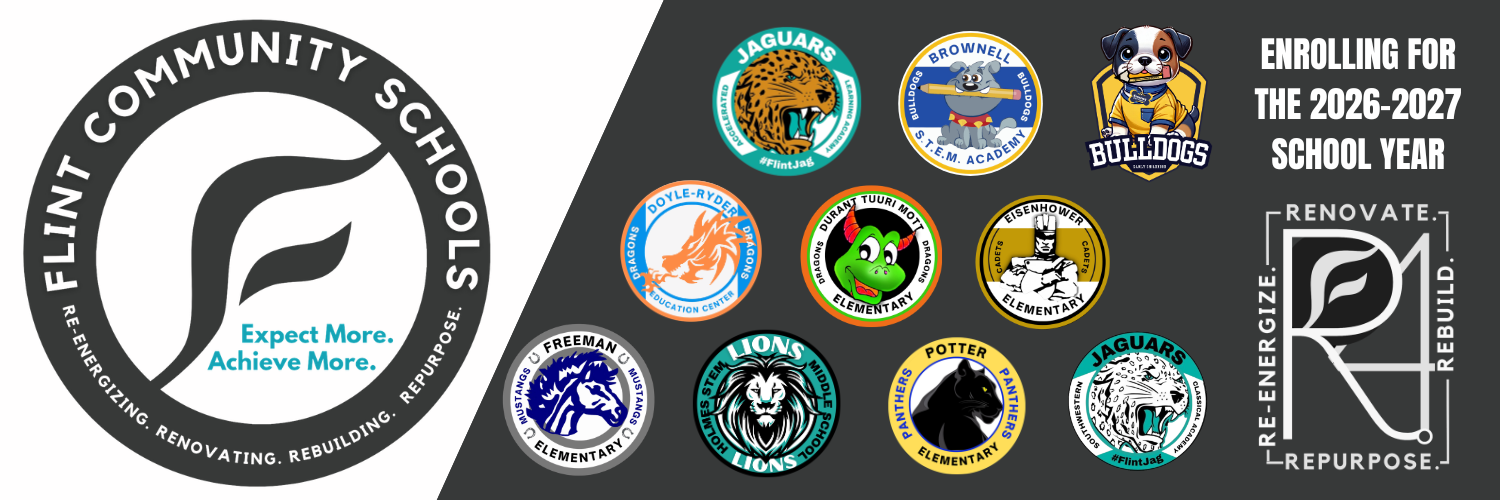 Flint Community Schools Student Services and Centralized Enrollment Banner