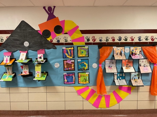 Crafts in the hallway