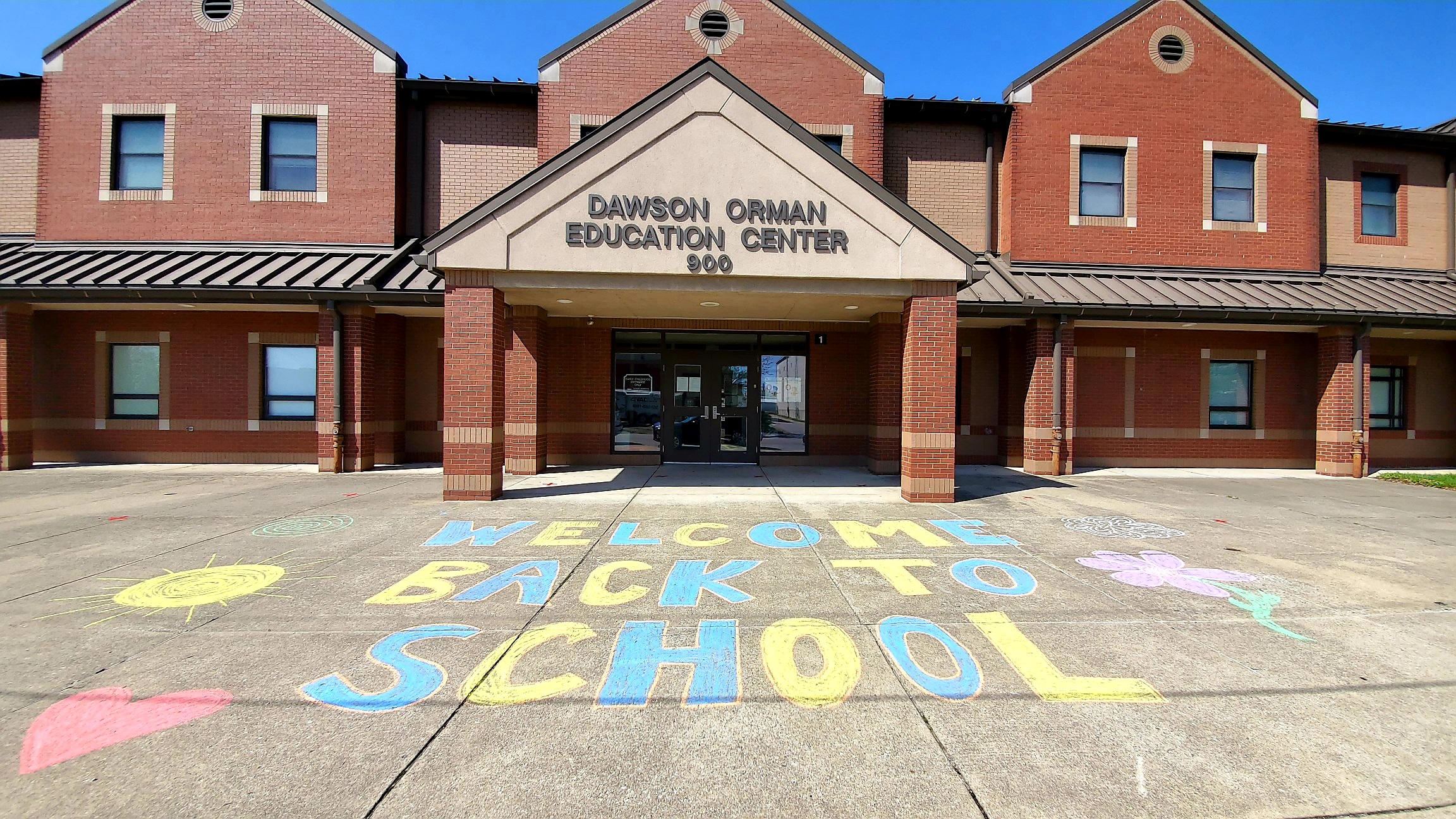 dawson orman early childhood center front of building