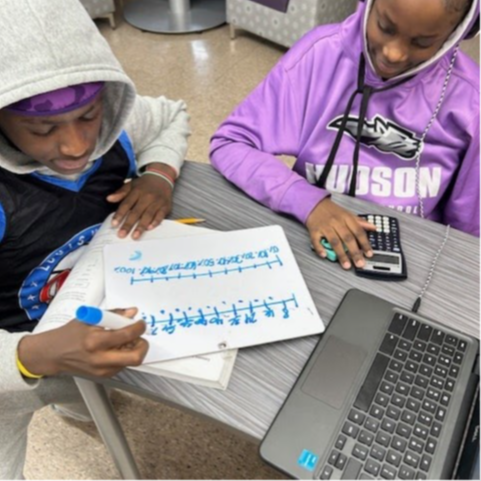 Students at desk