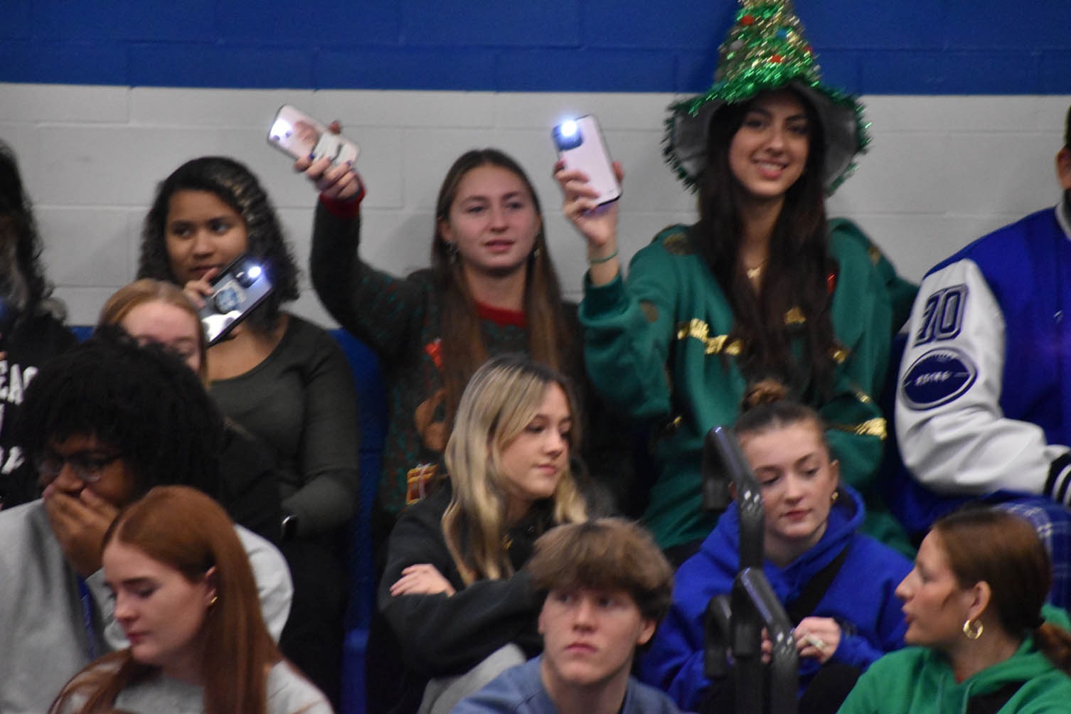 students enjoying Holiday Care-A-Van