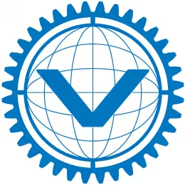 Image of a blue globe with a large, stylized letter 'V' in the center.