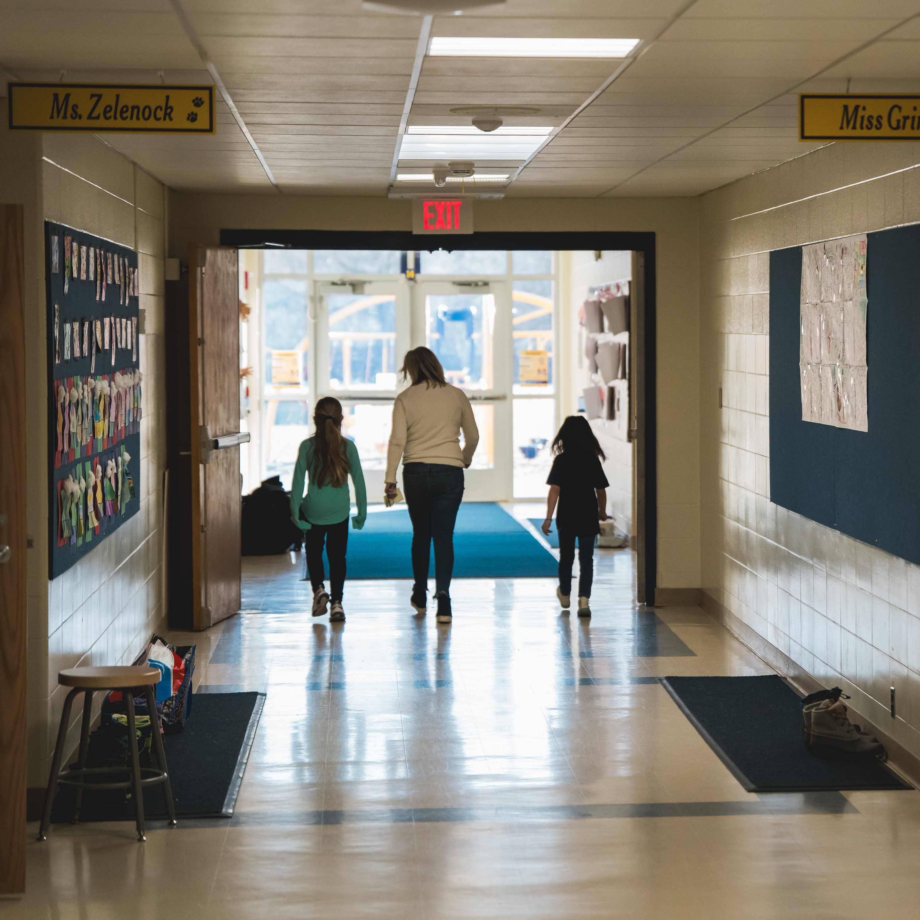 Brown Elementary hallway