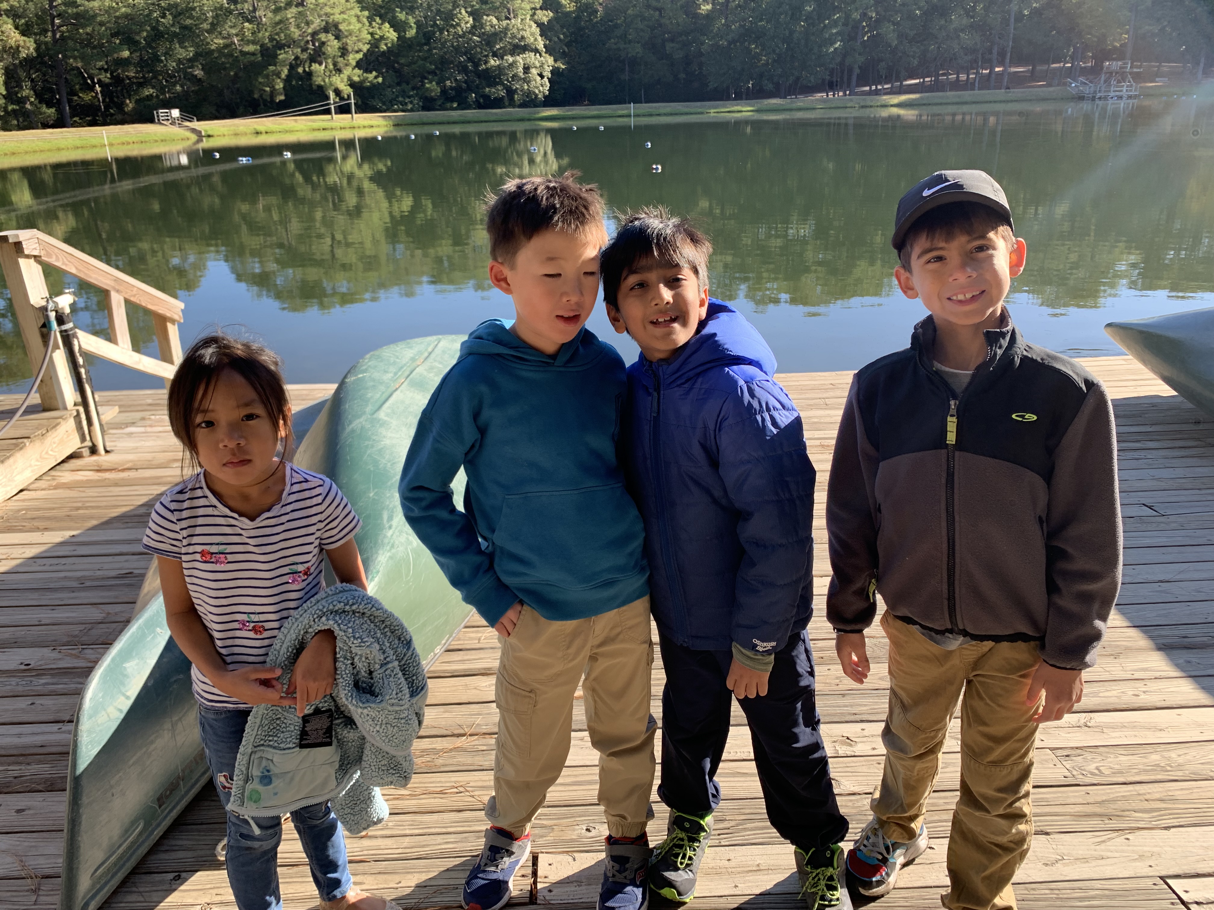 2nd grade students at Camp Allen