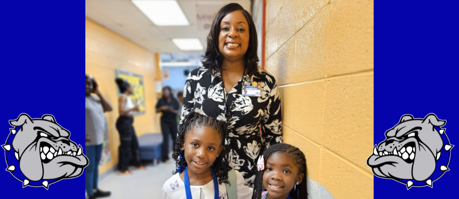 Dr. Smith and AES students, awards day 2024