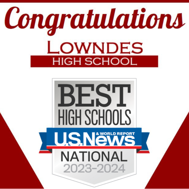 US News and World Report Best High Schools National 2023-2024 Badge