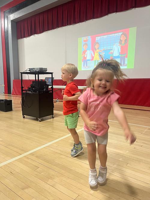 Dance break during daycare