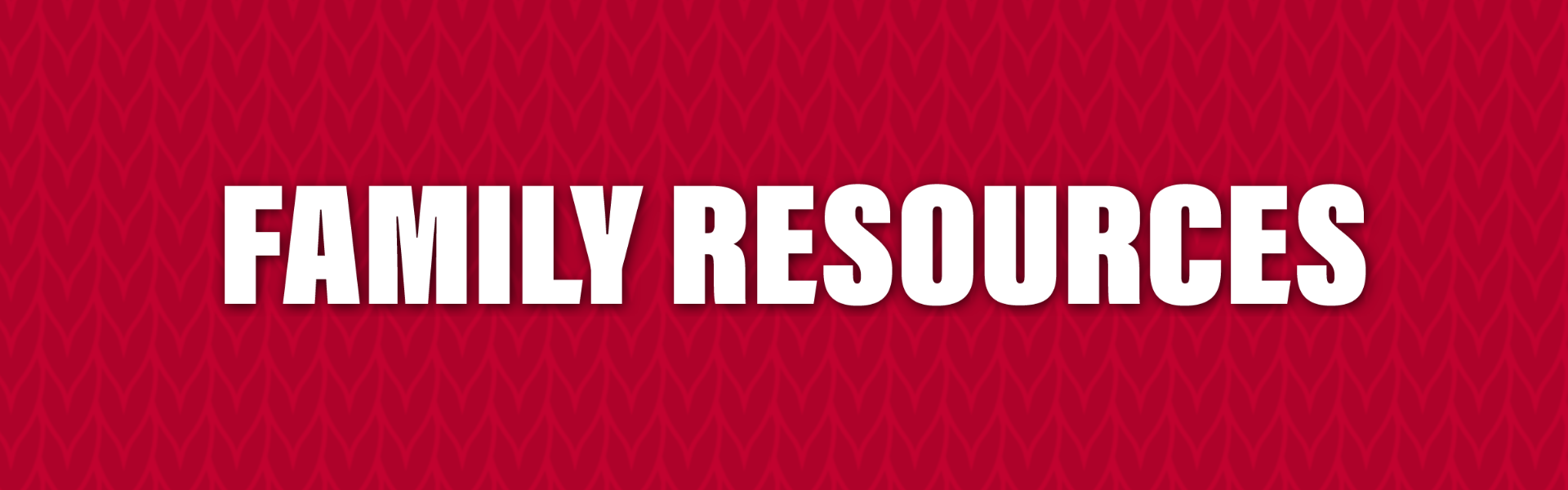 Family Resources Header