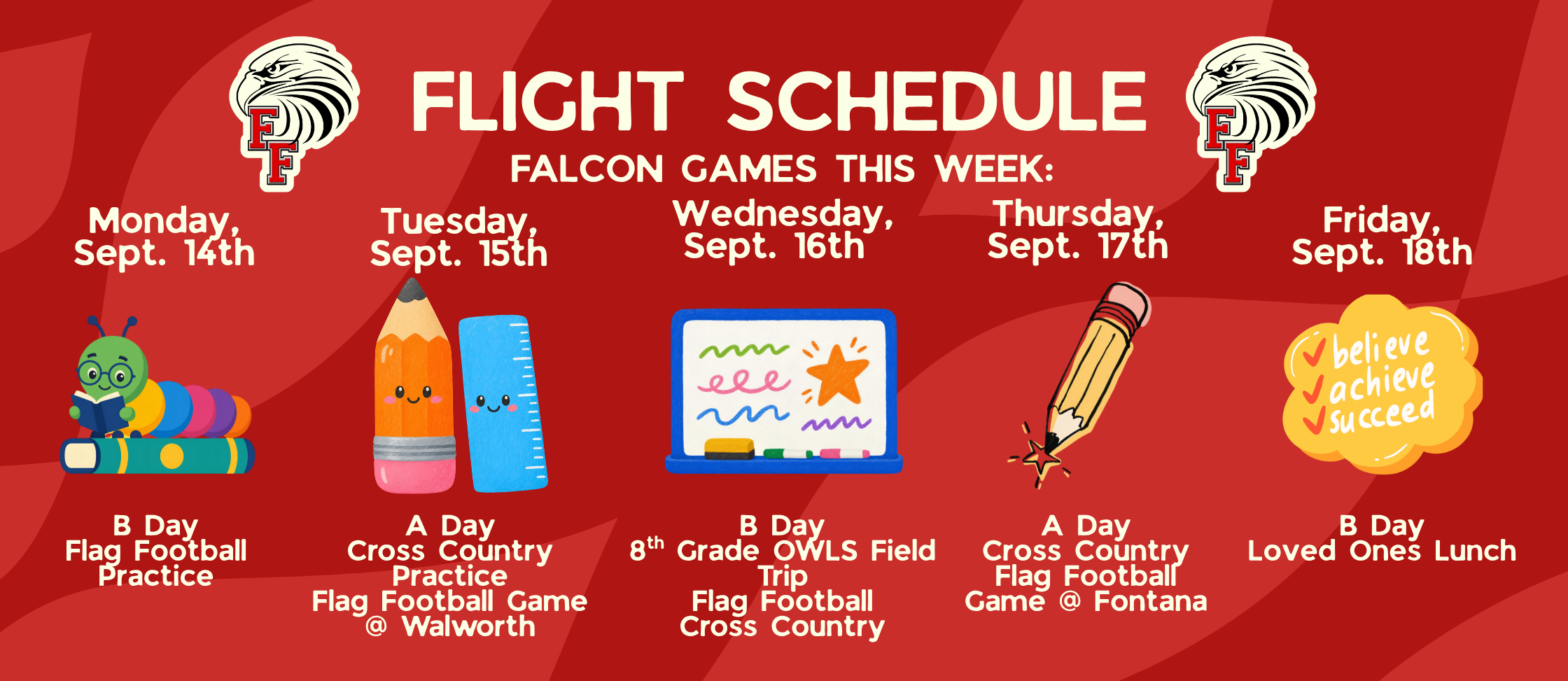 WEEKLY SCHEDULE