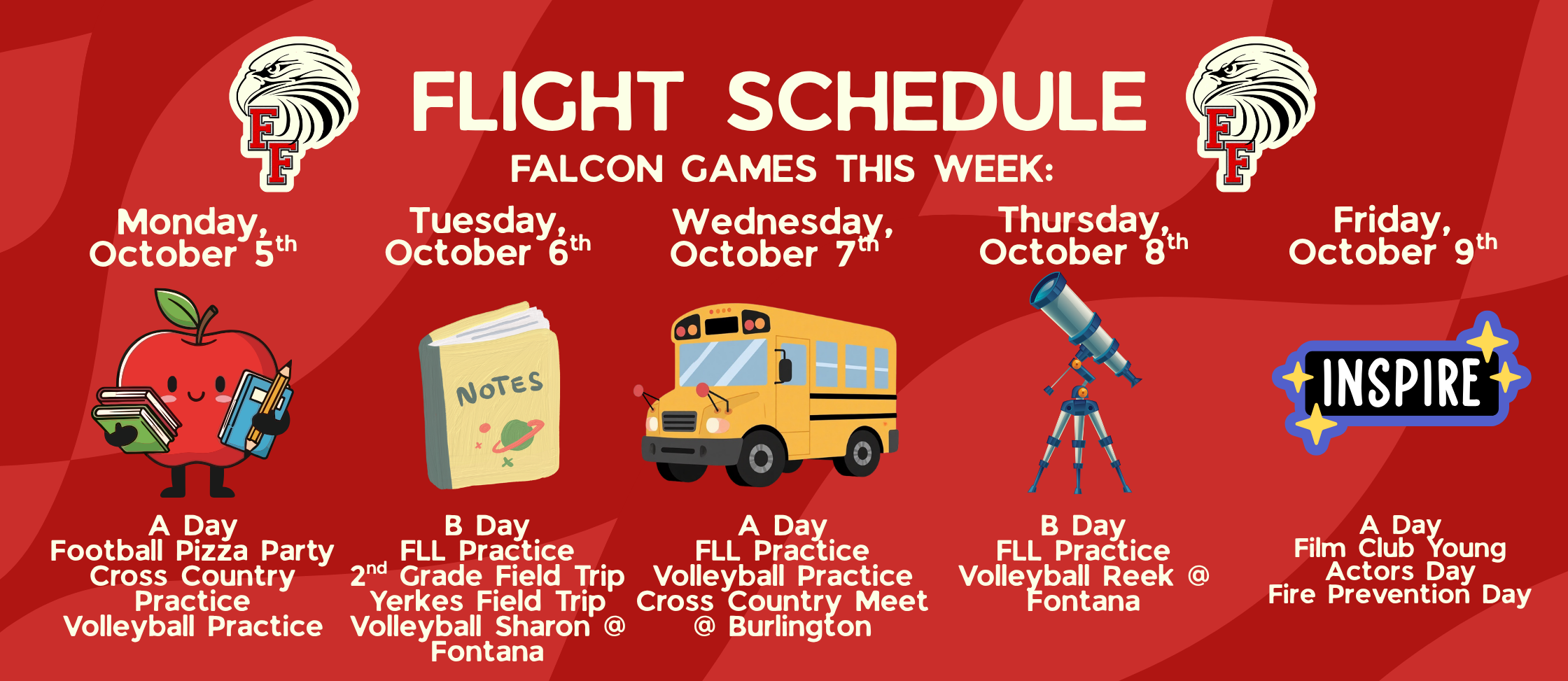 WEEKLY SCHEDULE