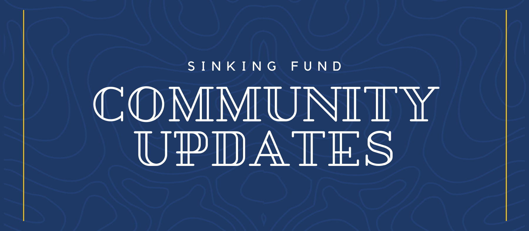 sinking fund community update