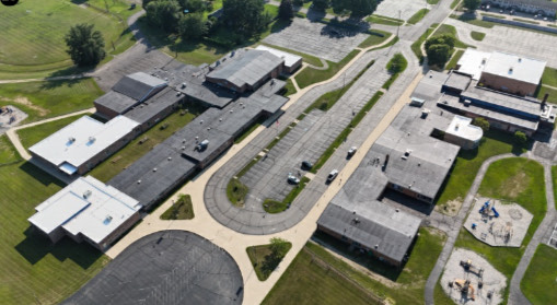 Elementary Campus Arial Photo