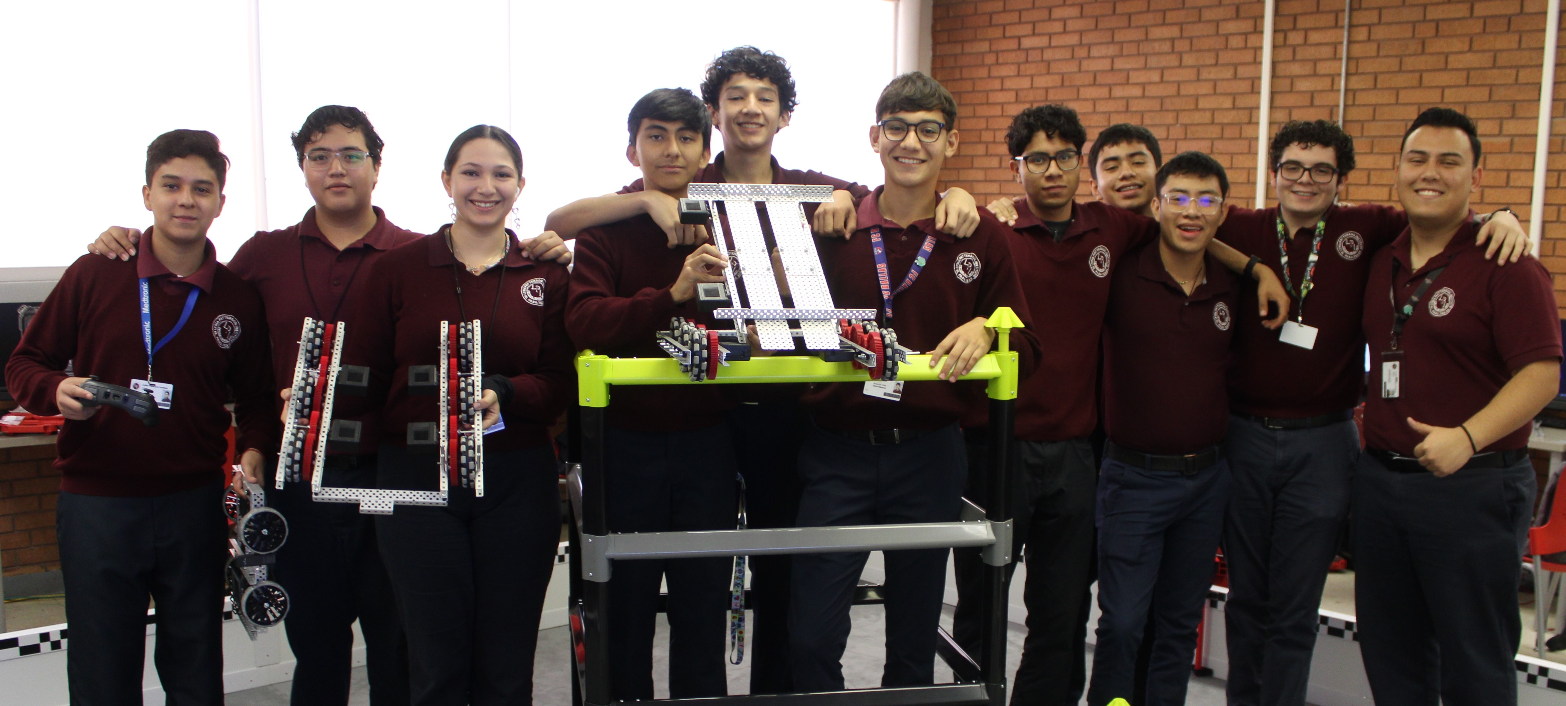 A picture of the 2024 robotics team
