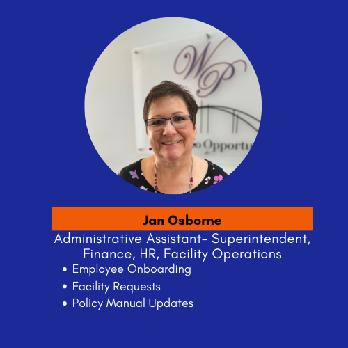 Admin Assistant- Jan Osborne