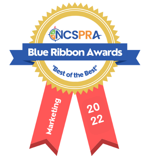 blue ribbon awards logo