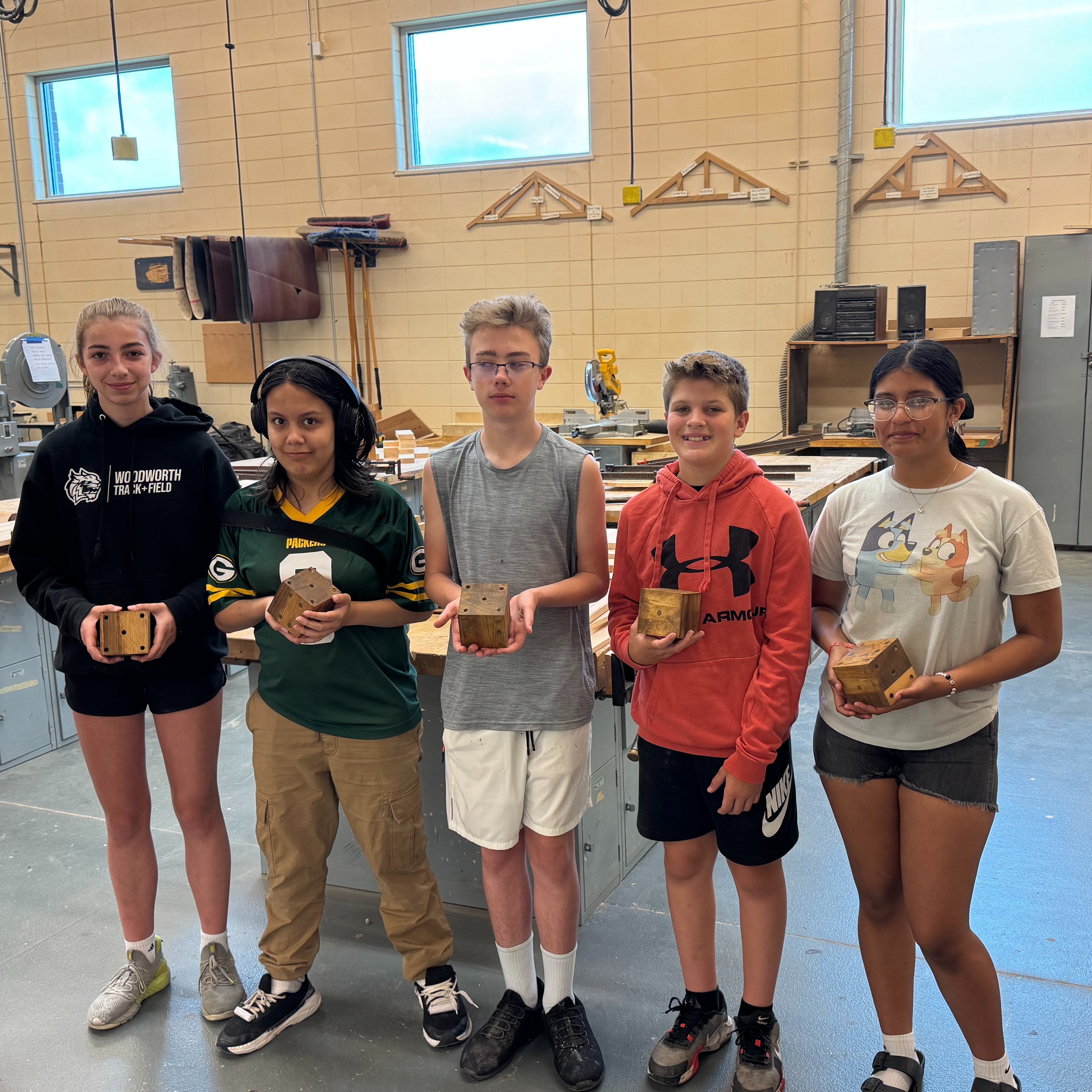 Hands-on learning through woodworking.