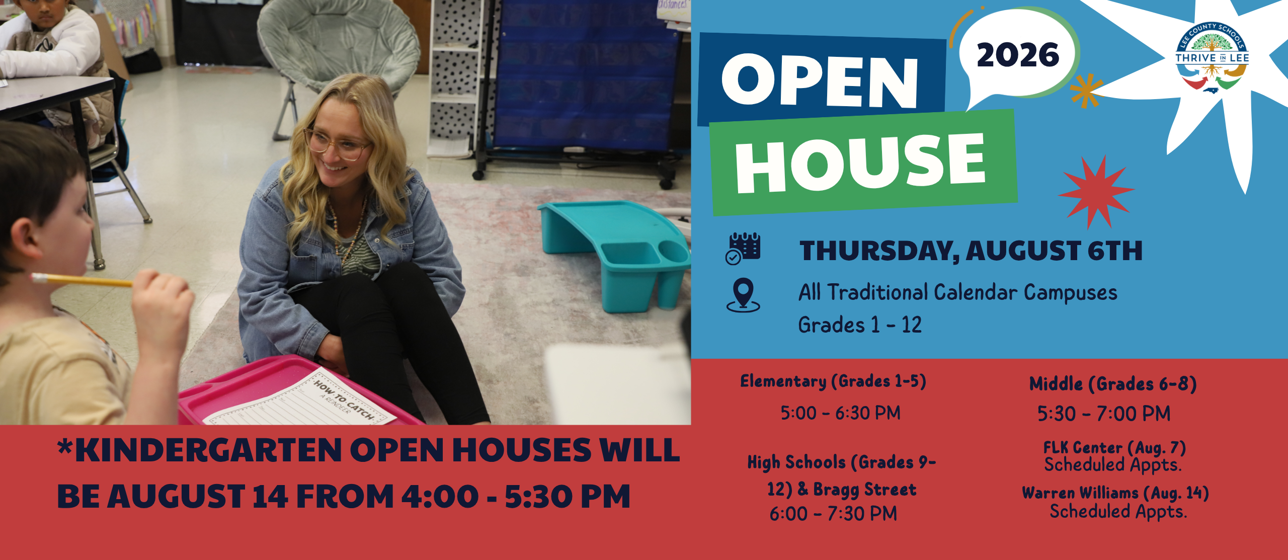 Open House Dates and Times