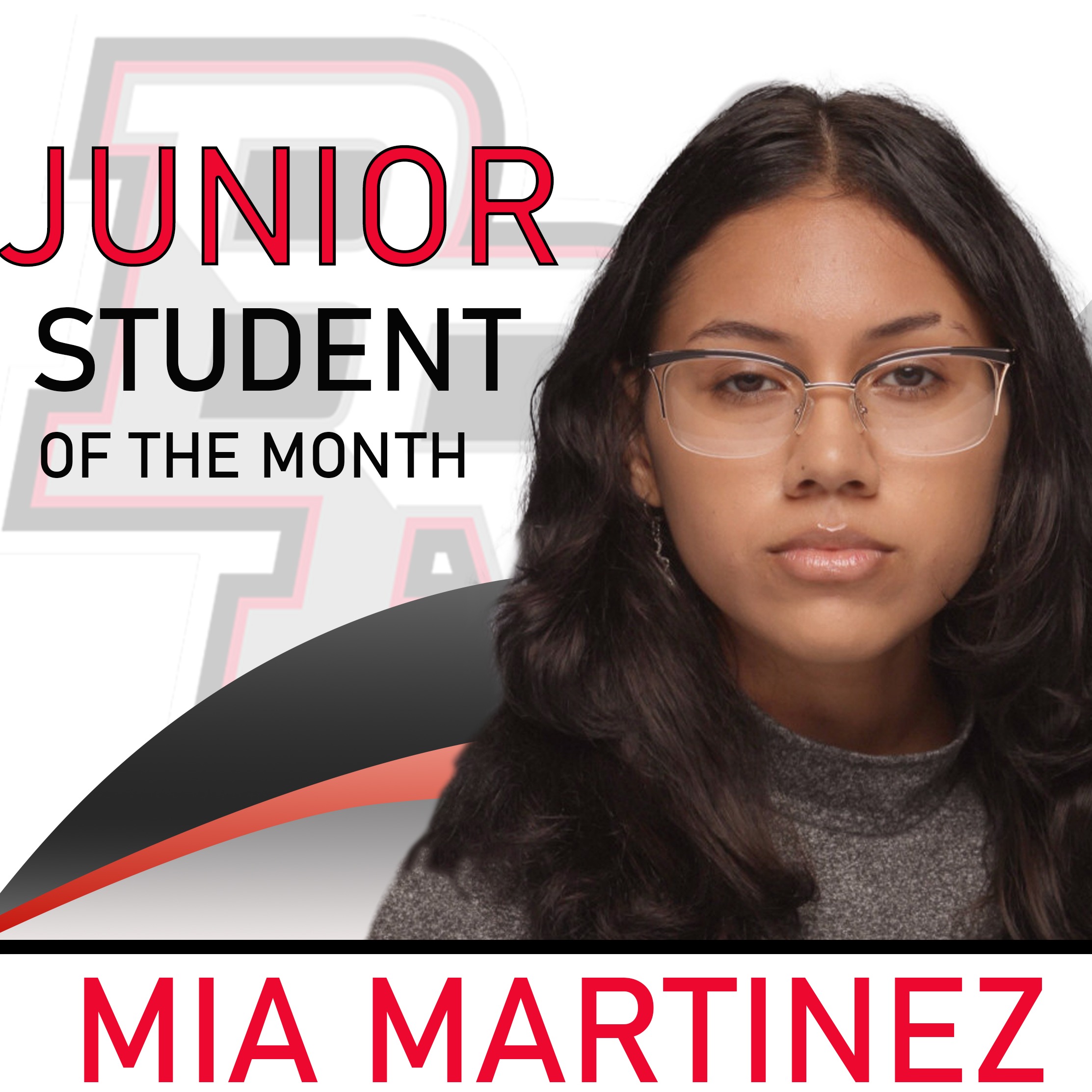 Jr  Students of the Month