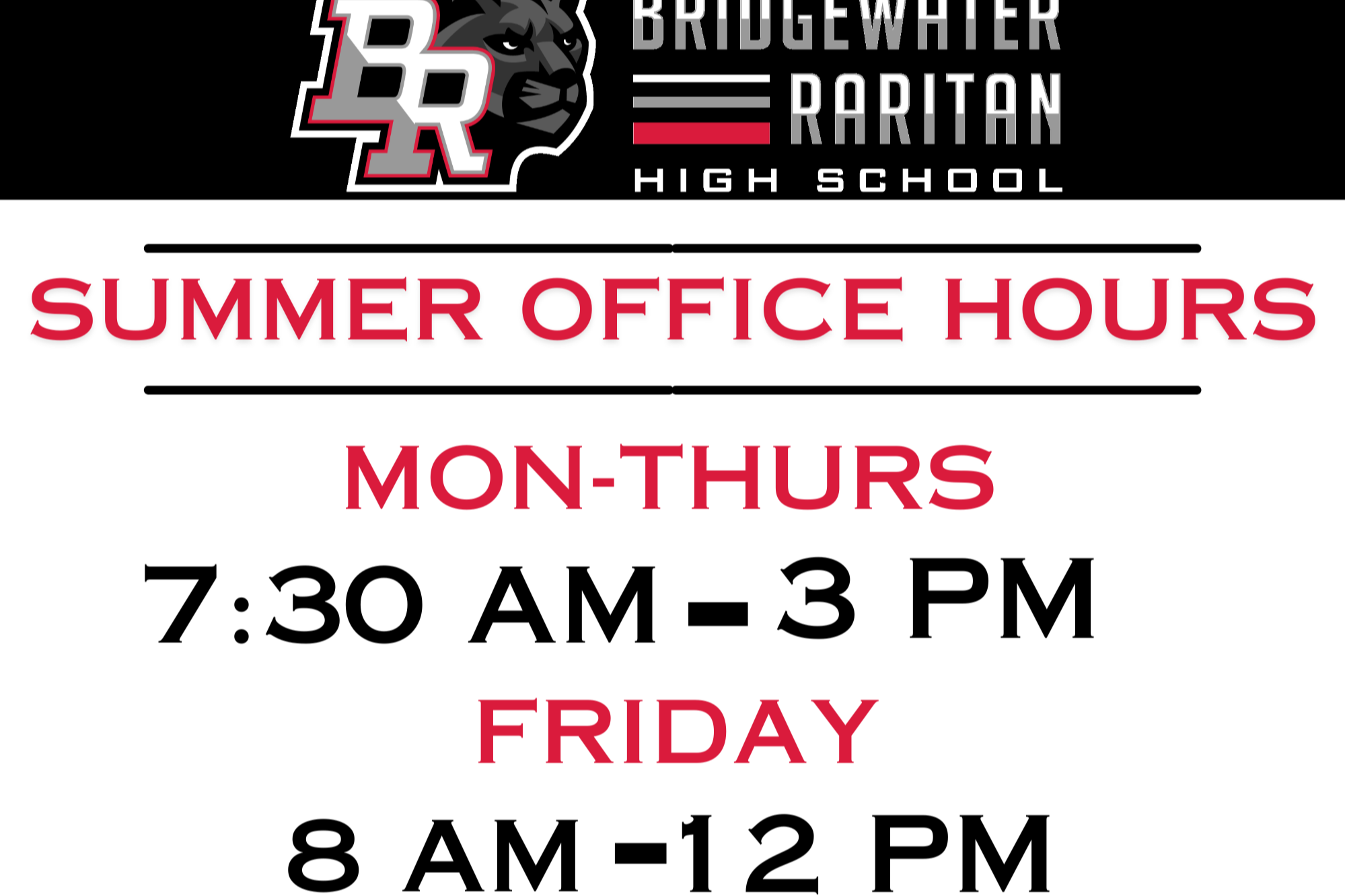 summer hours