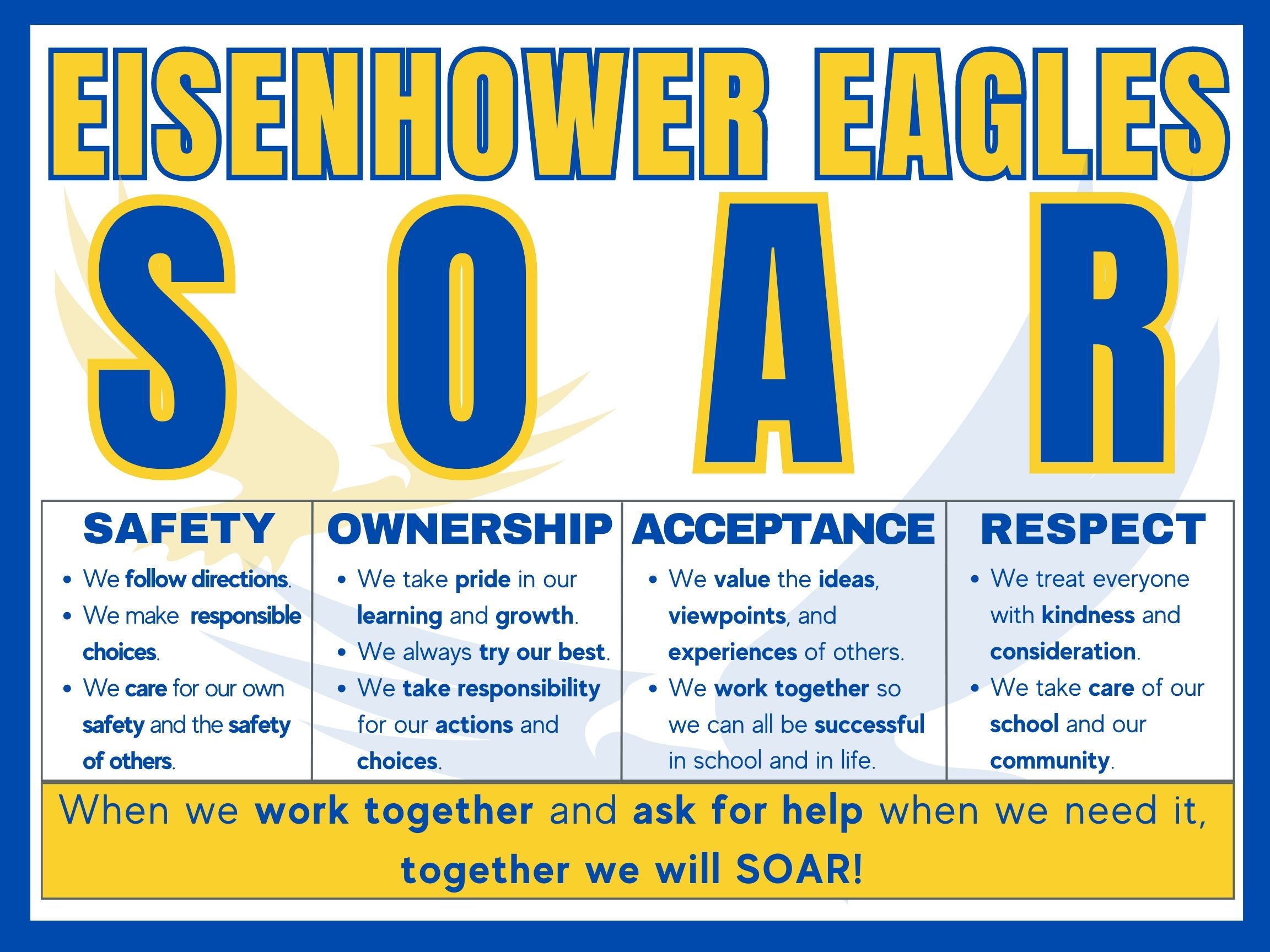 SOAR: Safety, Ownership, Acceptance, Respect