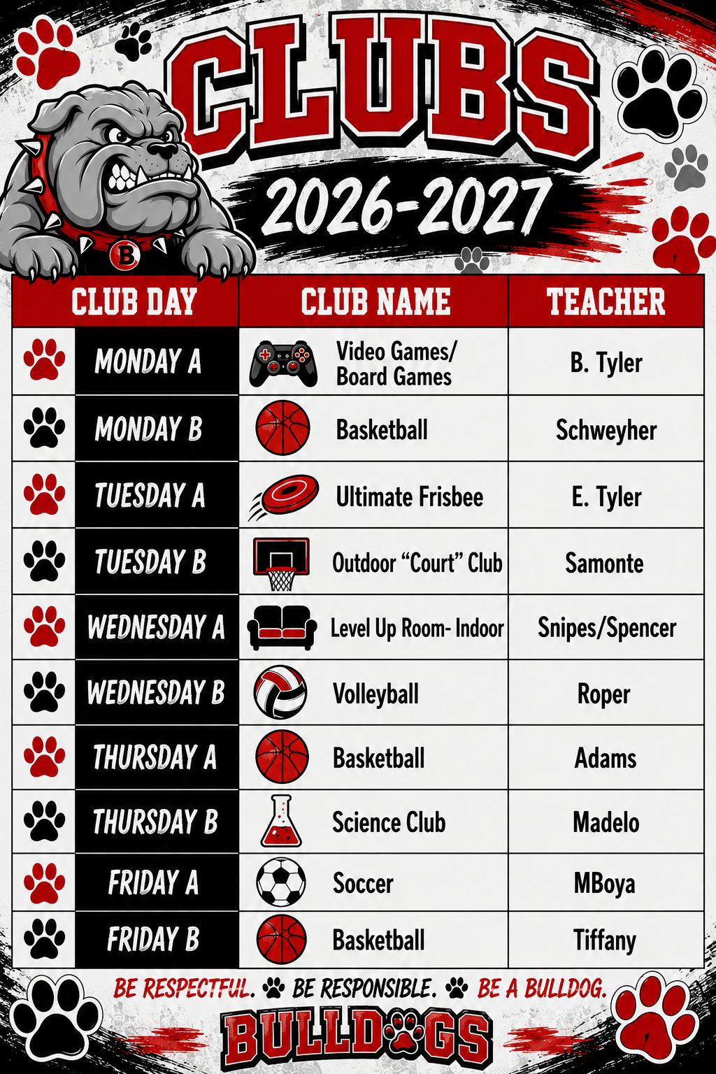 26-27 clubs