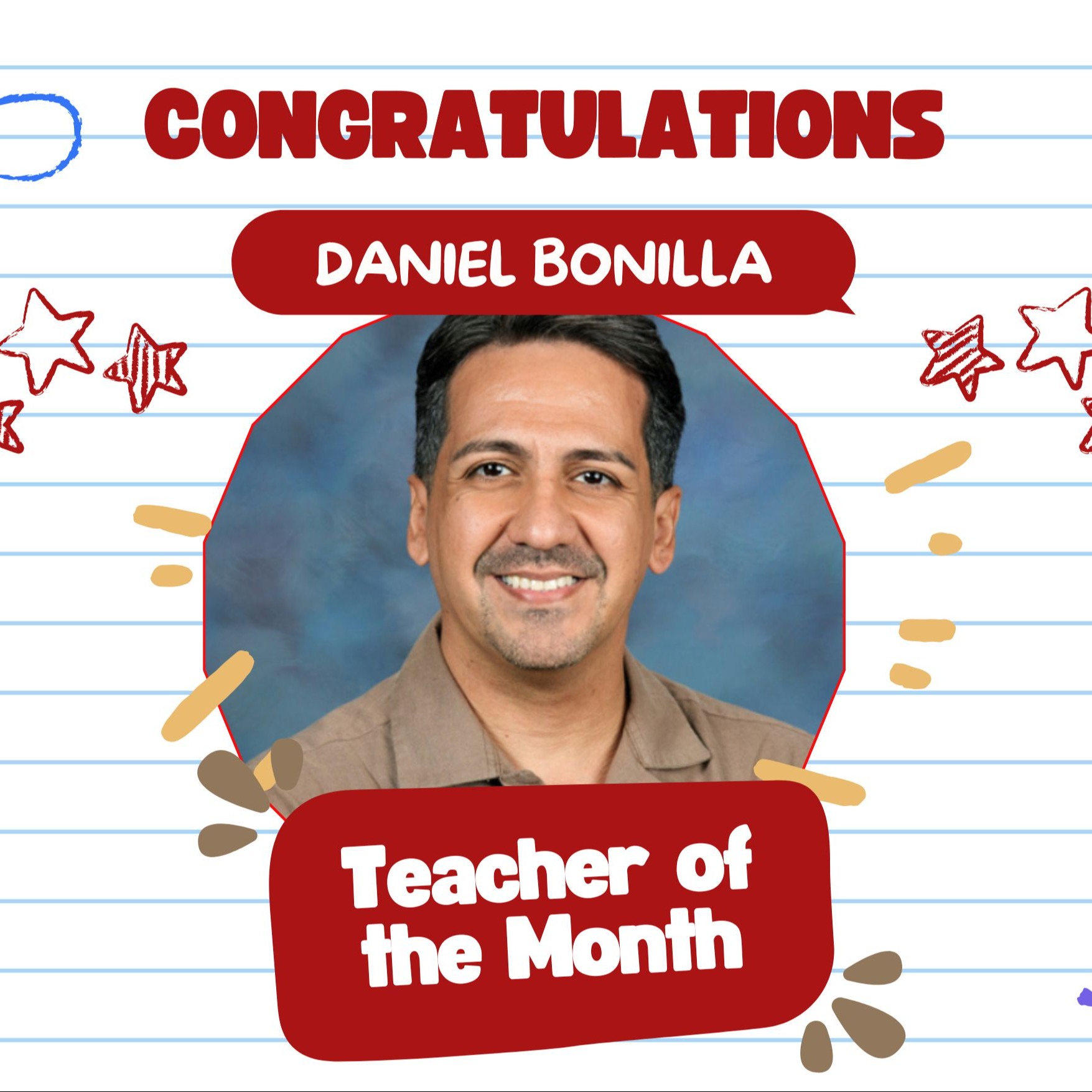 Teacher of the Month