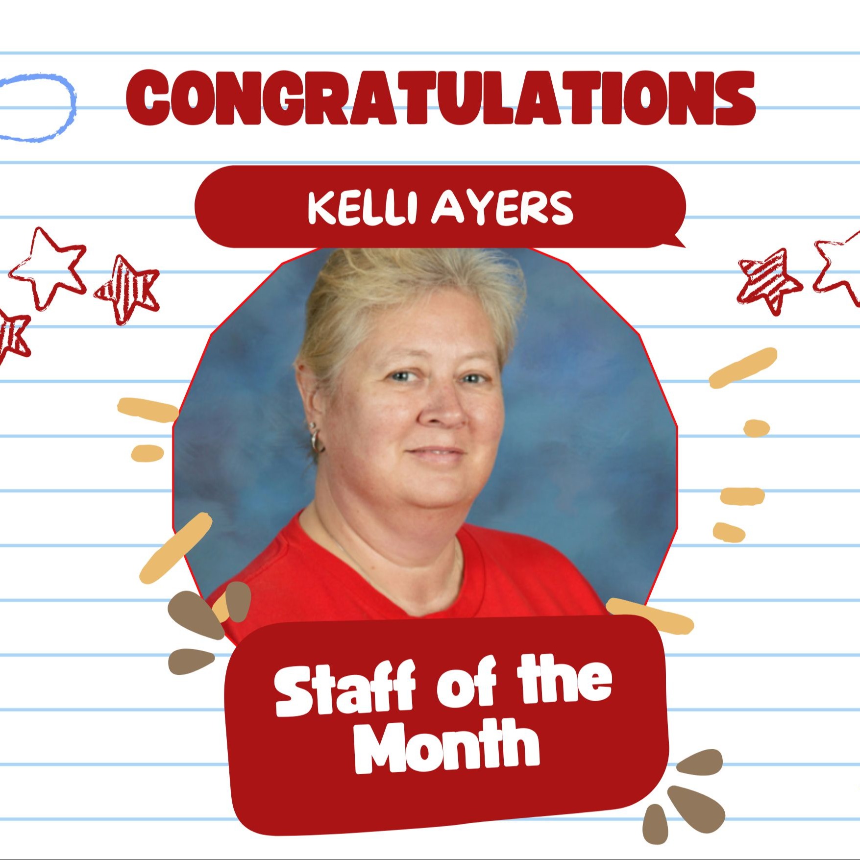 Staff of the month
