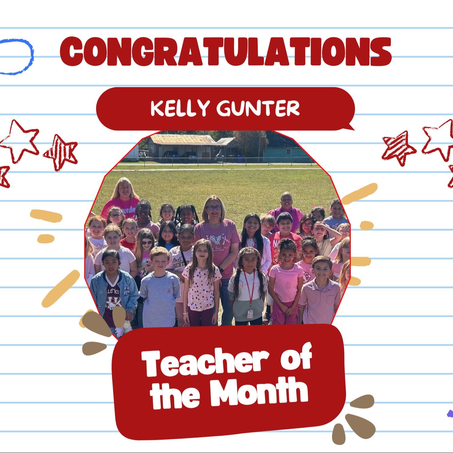 Teacher of the Month