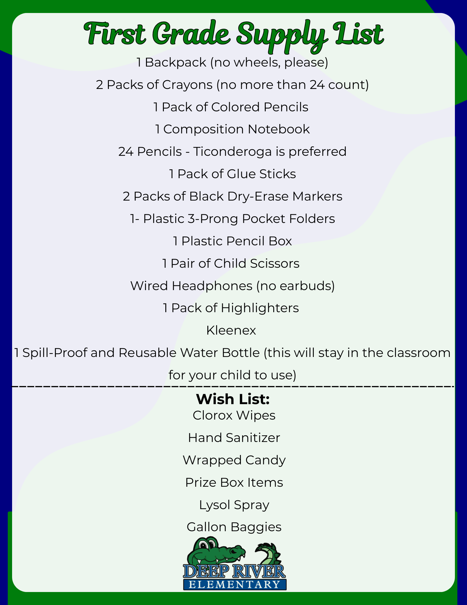 First Grade - English