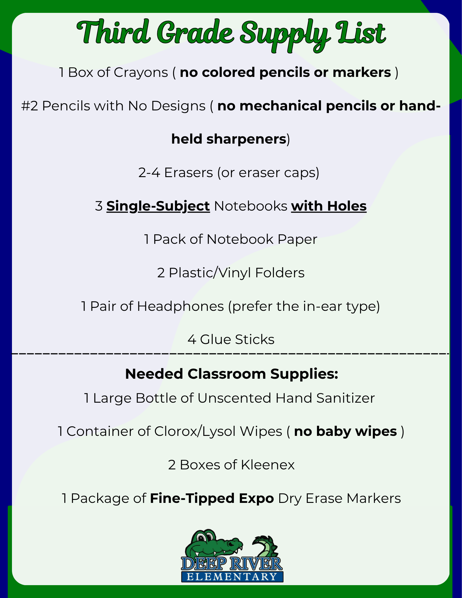 Third Grade - English
