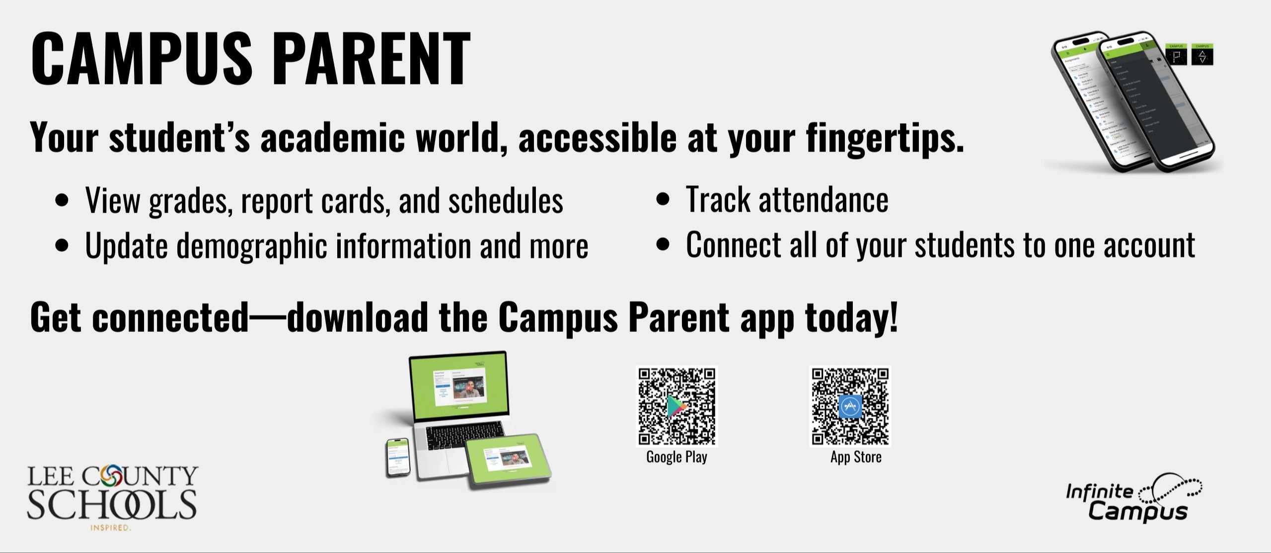 Campus Parent App Download Available to keep up with your student's information