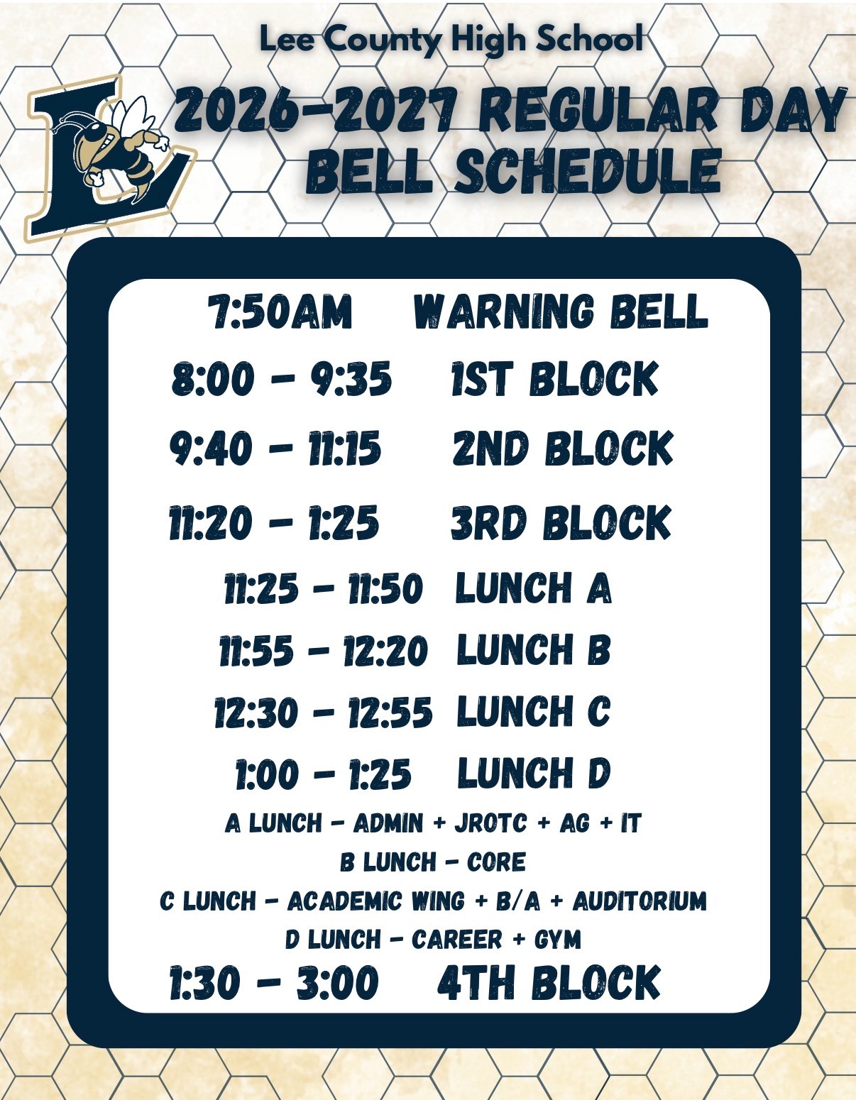 Regular Bell Schedule