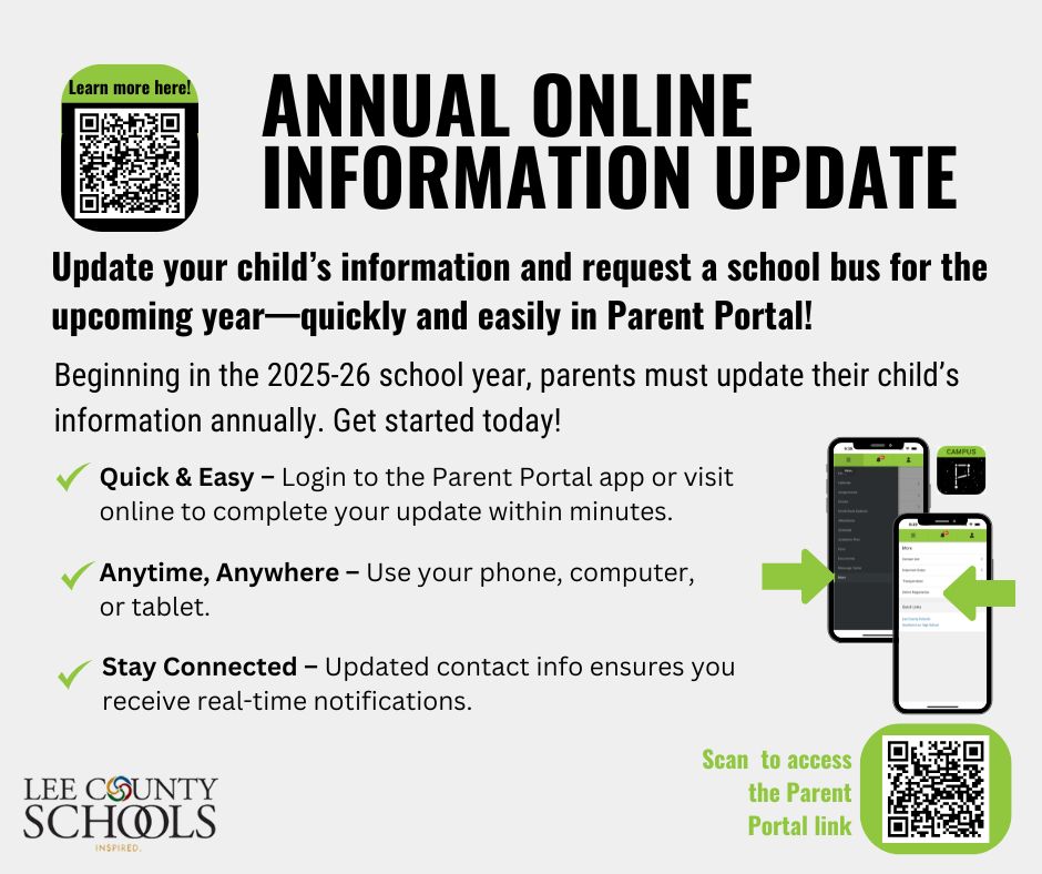 Annual parent information